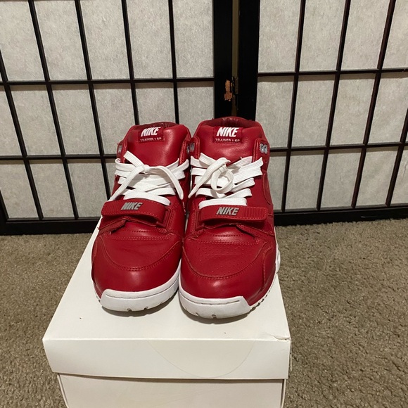 Nike Air Trainer 1 Fragment Design Gym red Size 10 - Picture 4 of 7